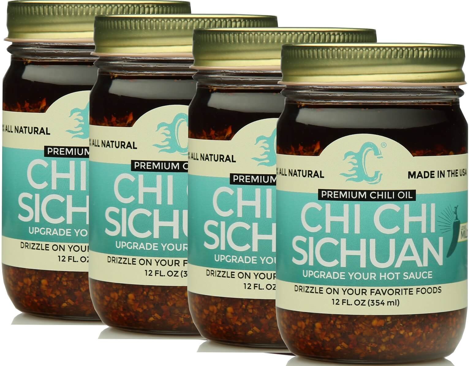4 Pack (Save 10%) + FREE 3 Day Shipping - Chi Chi Sichuan Large 12OZ (Mild)